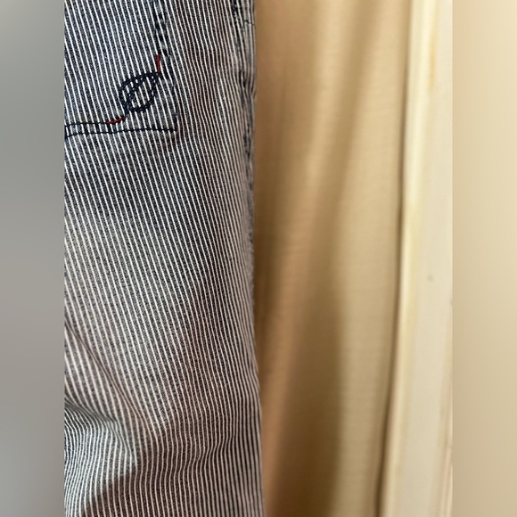 ⚫️ BOGO Cotton Ginny Striped Cropped Cargo Pants size 13 juniors, 8-10 women’s - Picture 9 of 9